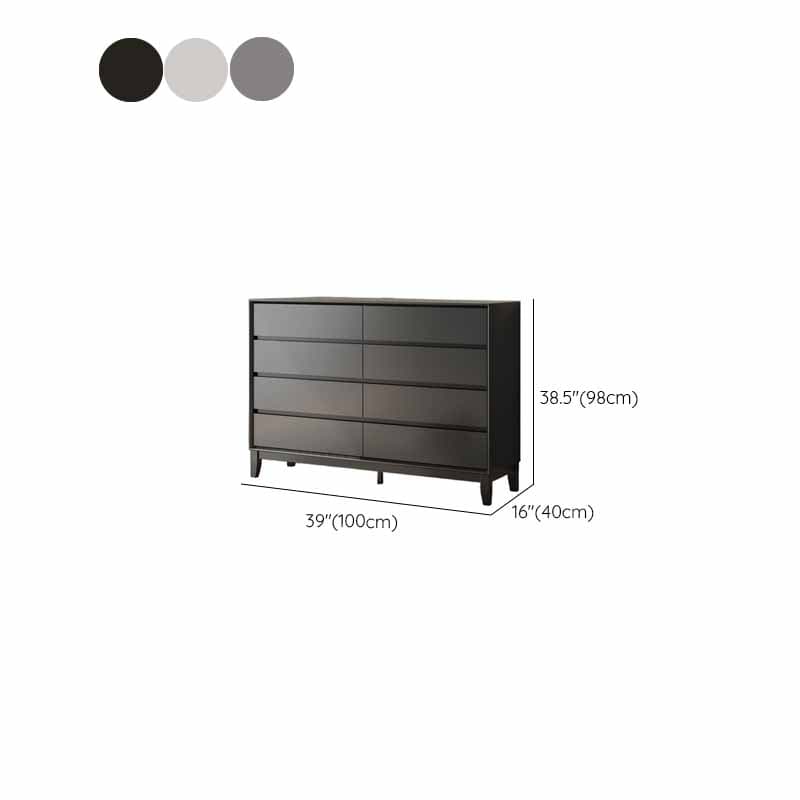 Simple Raw Wood Console Dresser/Bachelor Chest/Lingerie Chest with 6/8/5 Drawers Horizontal/Vertical - image 17