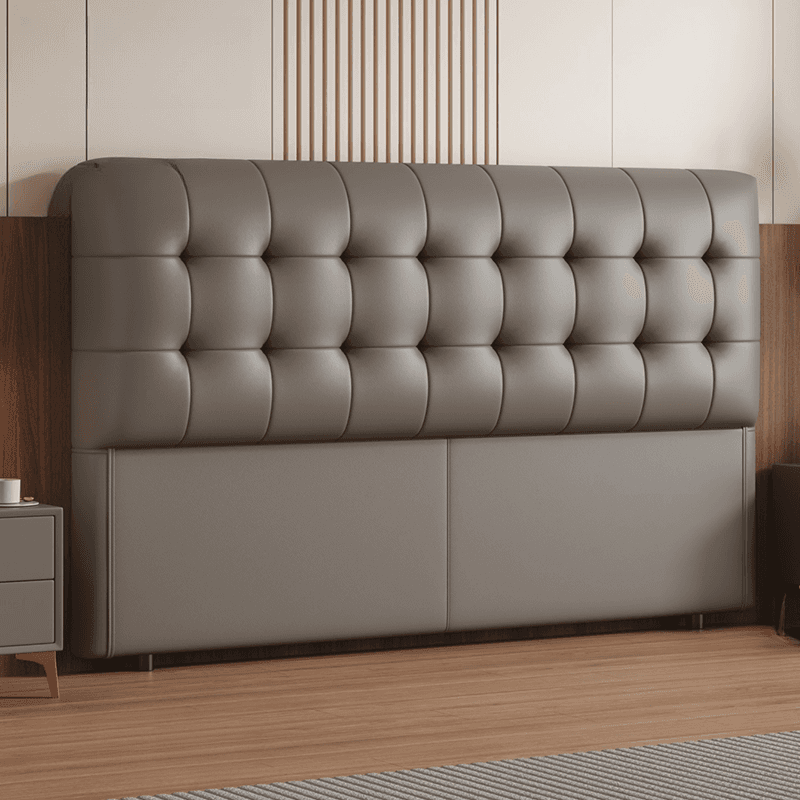 Trendy Panel Headboard with No Distressing, Piled Tufted Rectangle Design for King/Queen/Full Bed, Featuring Sponge Upholstery and Standard Height - image 5