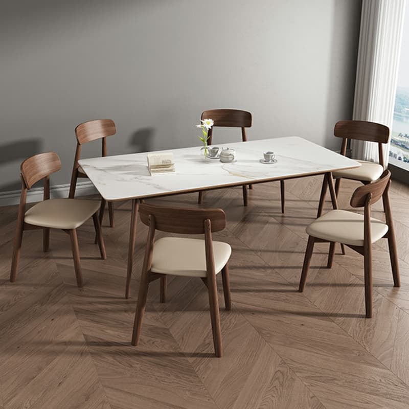 For Restaurant Light-Toned Wood Framed Armless Chair - image 14
