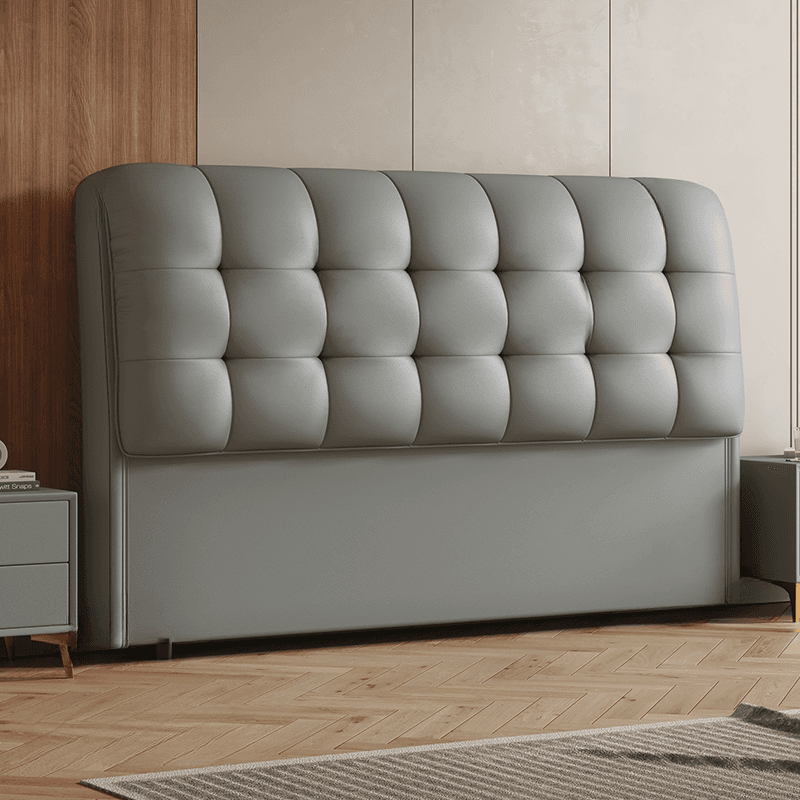 Simplistic Style Panel Headboard with No Distressing, Piled Tufted Rectangular Design for Queen/Full/Twin XL Bed, Featuring Sponge Upholstery and Standard Height - image 5