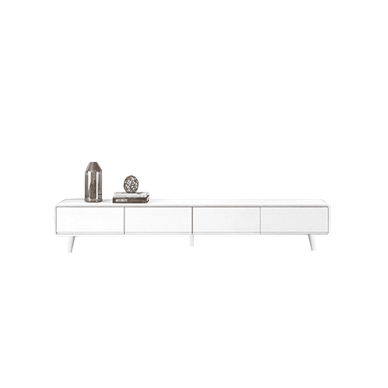 Art Deco Timber Rectangular TV Stand for Drawing Room with 4 Drawers for Home - image 8