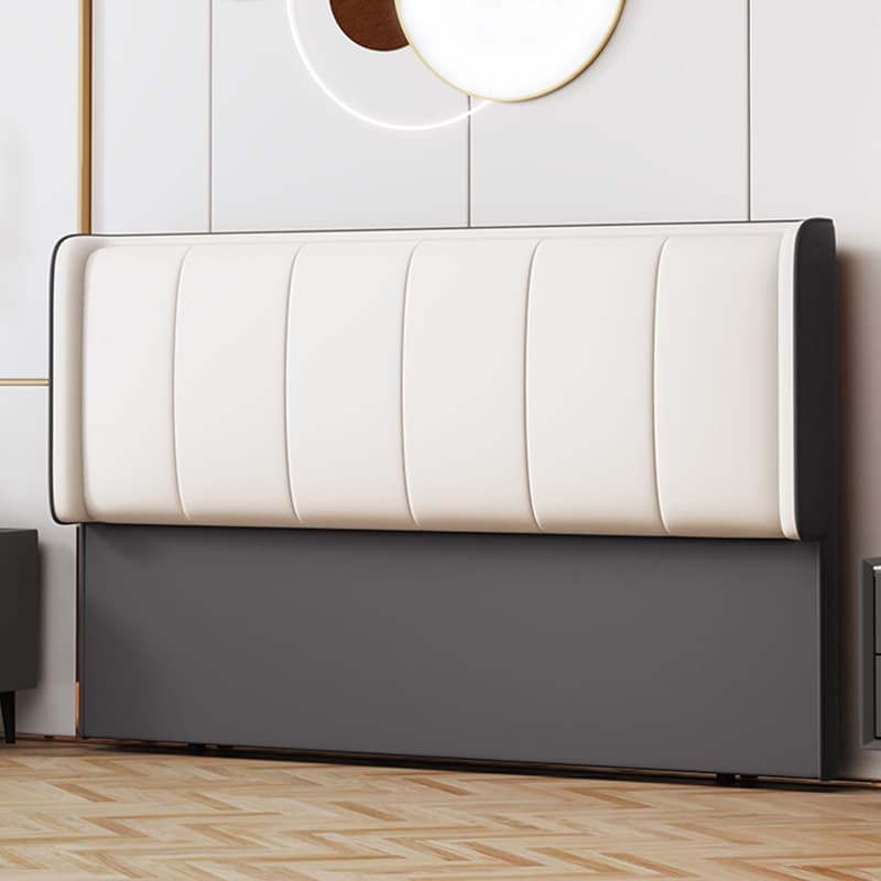 Trendy Panel Headboard in Natural Wood with No Distressing, Rectangle Shape for Twin XL/Full/Queen Bed, Featuring Sponge Upholstery Fill and Standard Height - image 6