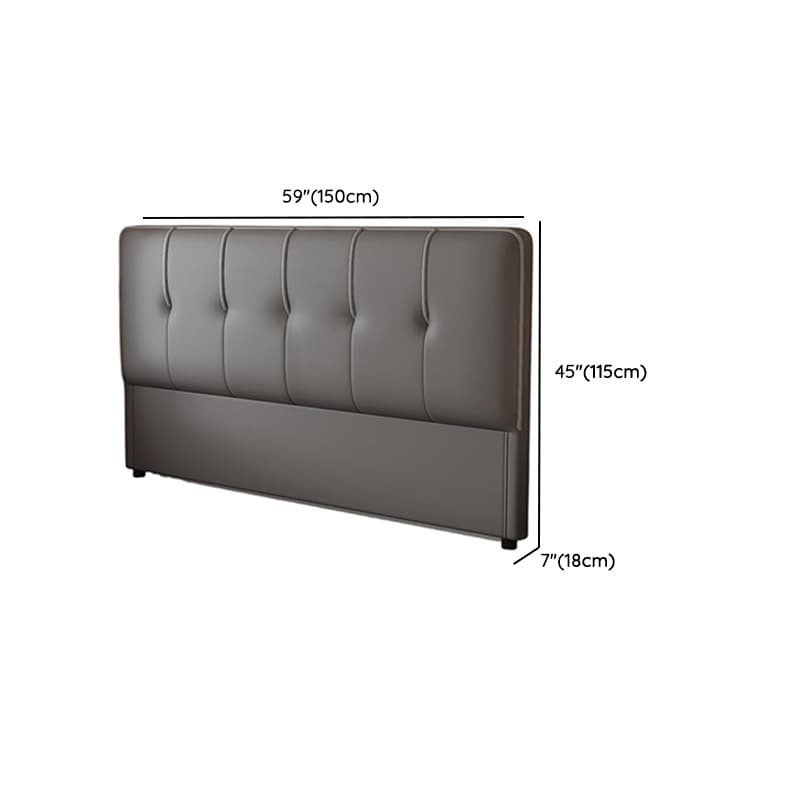 Trendy Panel/Wingback Headboard in Natural Wood with No Distressing, Rectangle Shape for King/Queen/Full Bed, Sponge Upholstery Fill, Standard Height - image 12