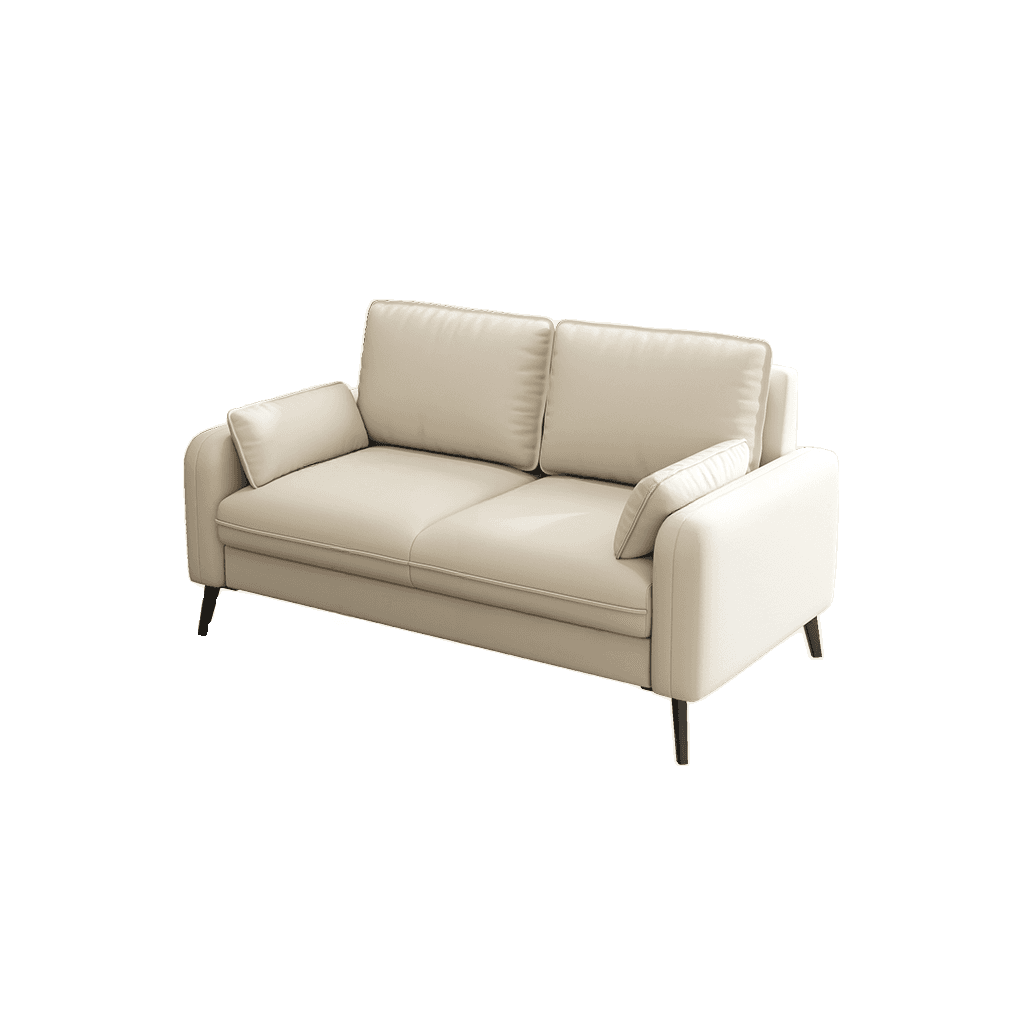 Trendy Solid Color Water Resistant Loveseat in Grey/Olive Green/Amber Color with Arm for 2 People - image 11
