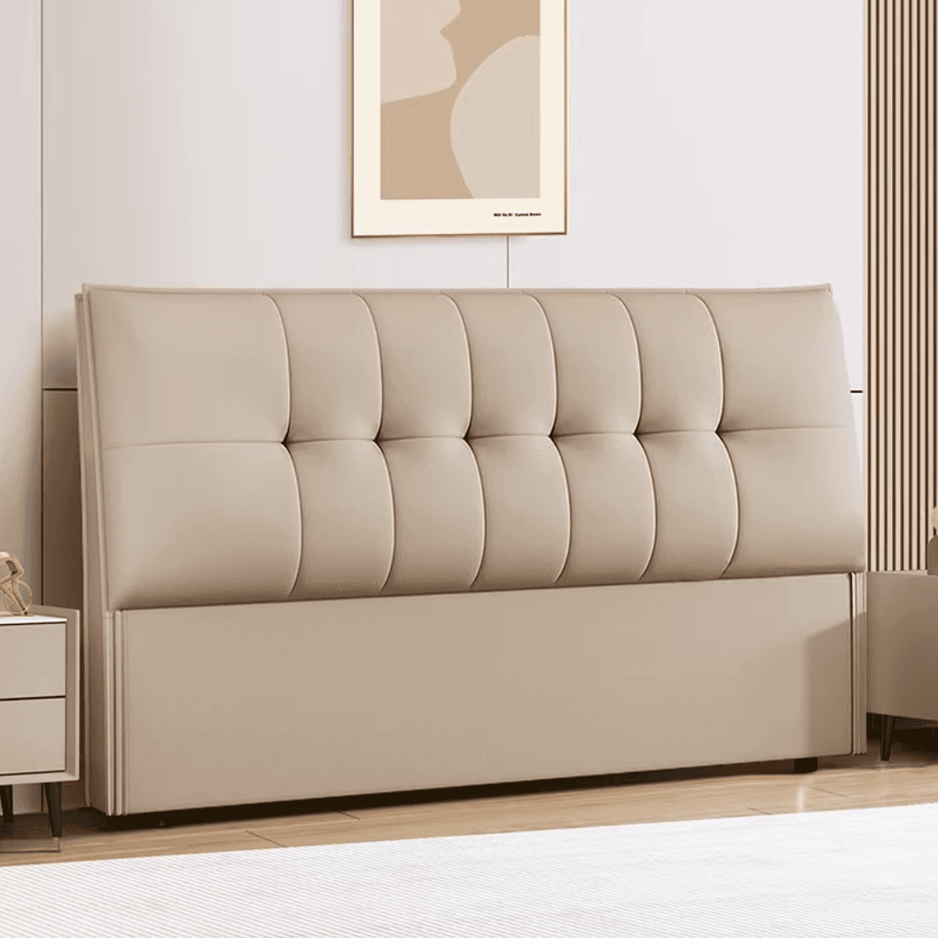Modish No Distressing Button-tufted Panel Headboard in Rectangle Shape for King/Queen/Full Bed with Sponge Upholstery Fill and Standard Height - image 3