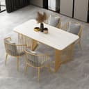 Table Top Color White/Gold