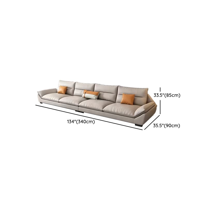 Functional L-Shape/Straight Sofa Couch/Sofa Recliner for Parlor with Reversible/Horizontal Orientation and Concealed Support - image 18