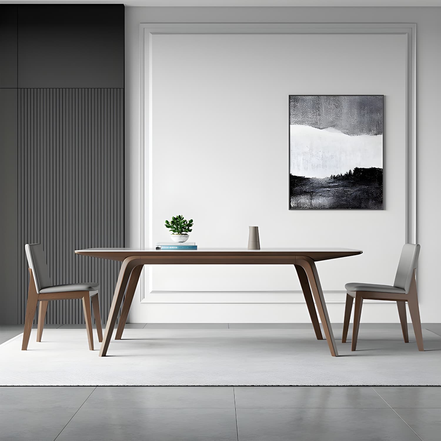 Designer Style Sintered Stone Top Dining Set Rectangle 1/3/4/5/7 Pieces Dining Table Set - image 11