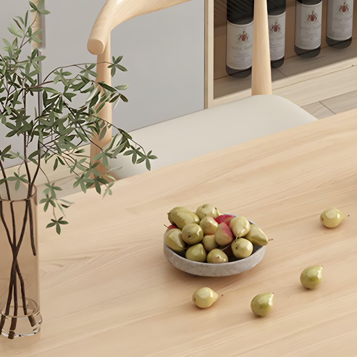 Modern Double Pedestal Table Oval Wood Dining Table for Home Kitchen - image 6