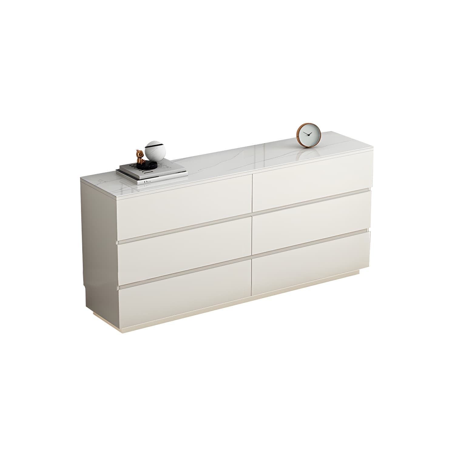 13.65-inch W Stone Storage Chest Dresser Modern Storage Chest - image 7
