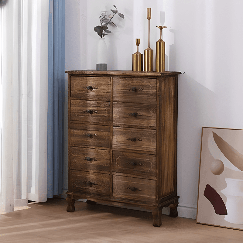 Retro Parlor Standalone Accent Chest with Reclaimed Wood - image 16