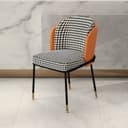 Color Orange Houndstooth