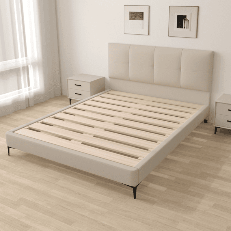 Simplistic Free-standing Standard King(76"W x 80"L)/Queen(60"W x 80"L)/Full(54"W x 75"L) Panel No Distressing With Legs in Wood and Sponge - image 12
