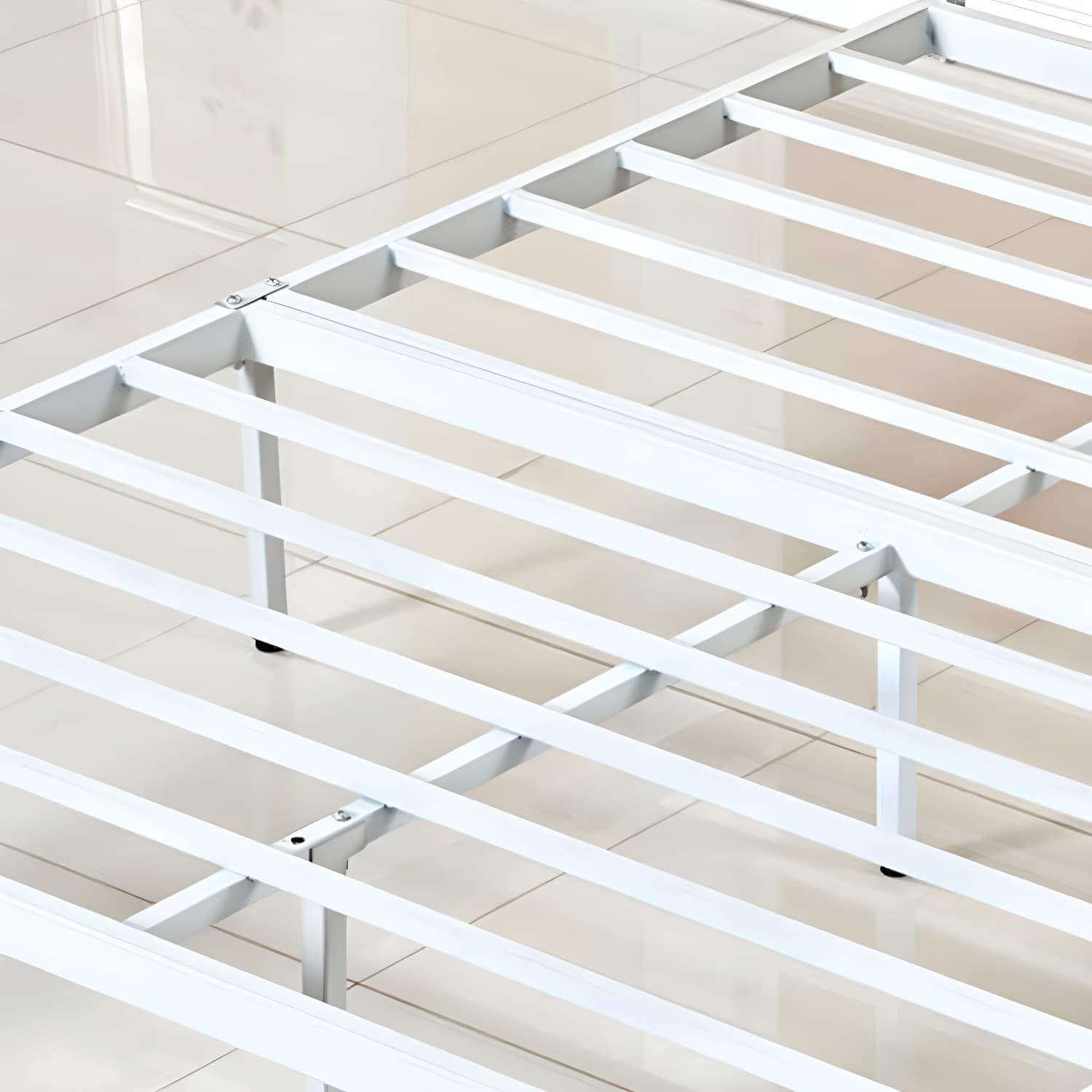 Metal Wire-Grid Bed with 6 Legs Open-Frame Low Profile Bed Frame - image 8