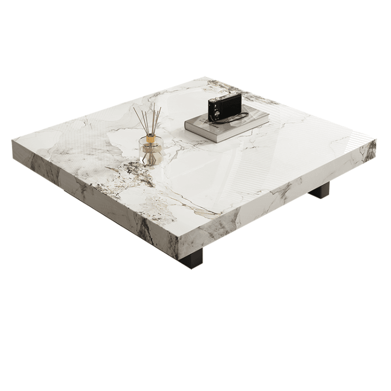 Square Board Game Coffee Table with Sled Base Suitable for Living Room Use - image 9