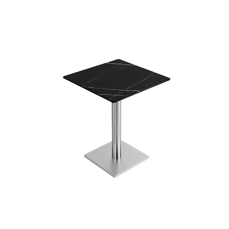 Casual Dining Table with Sintered Stone Top, Fixed Table, Scratch-shielded, for 2/4 People - image 10