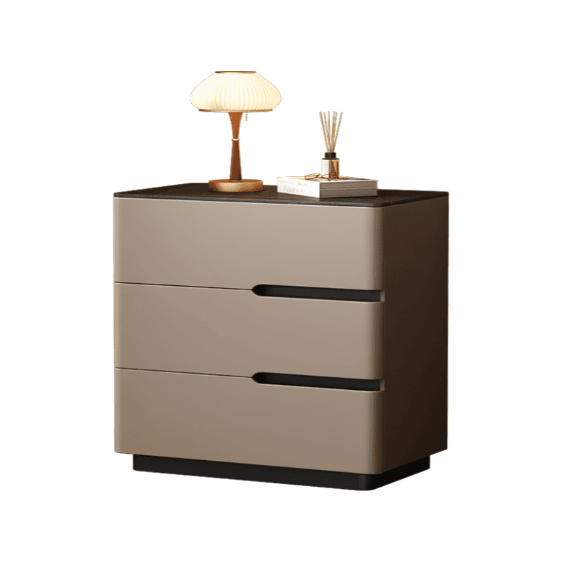 Organic Modern Nightstand With Drawer Organization Featuring Stone Countertop - image 13