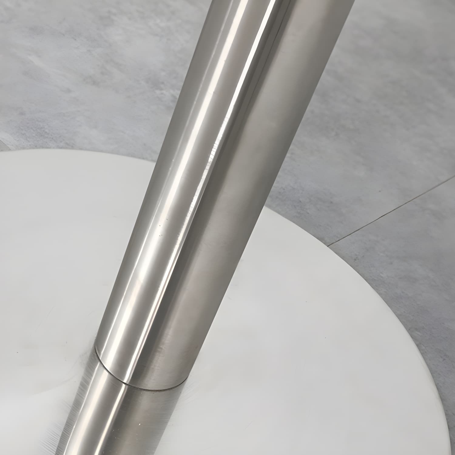 Mid-Century Modern Cocktail Table Pedestal 1 Single Coffee Table - image 7