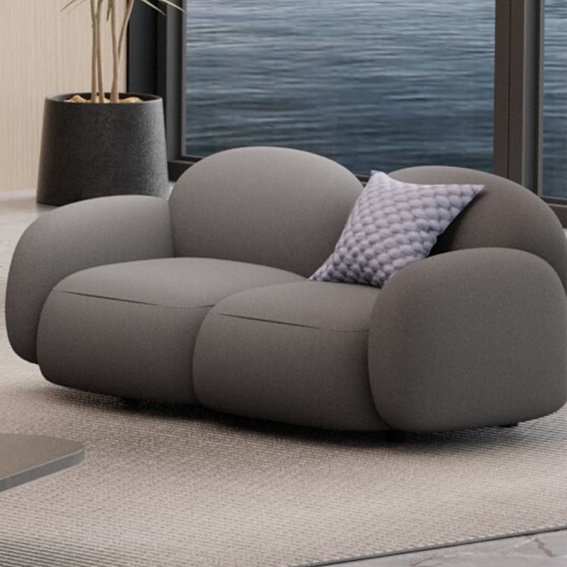 Grey/Green/Coffee Upholstered Cushioned Loveseat with Armrest Living Room - image 10