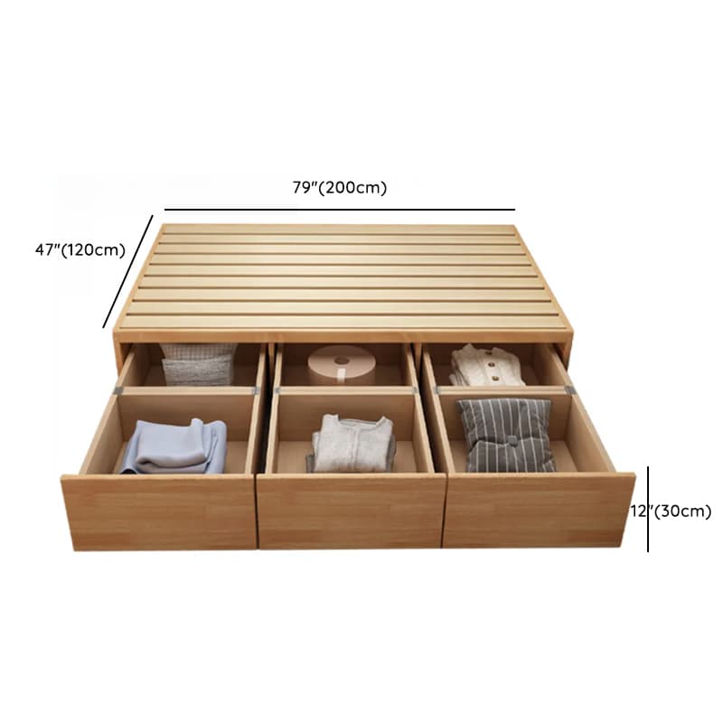 Unfinished Color Modern Platform Bed - image 7