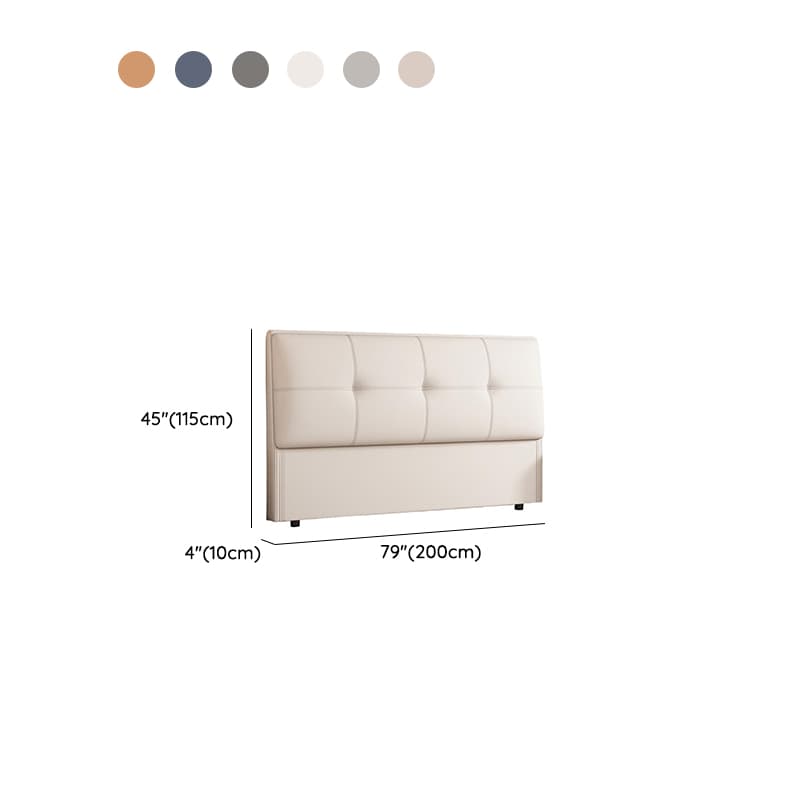 Simplistic Style Panel Headboard with No Distressing, Piled Tufted Rectangular Shape for Queen/Twin/Full Bed, Featuring Sponge Upholstery and Standard Height - image 13
