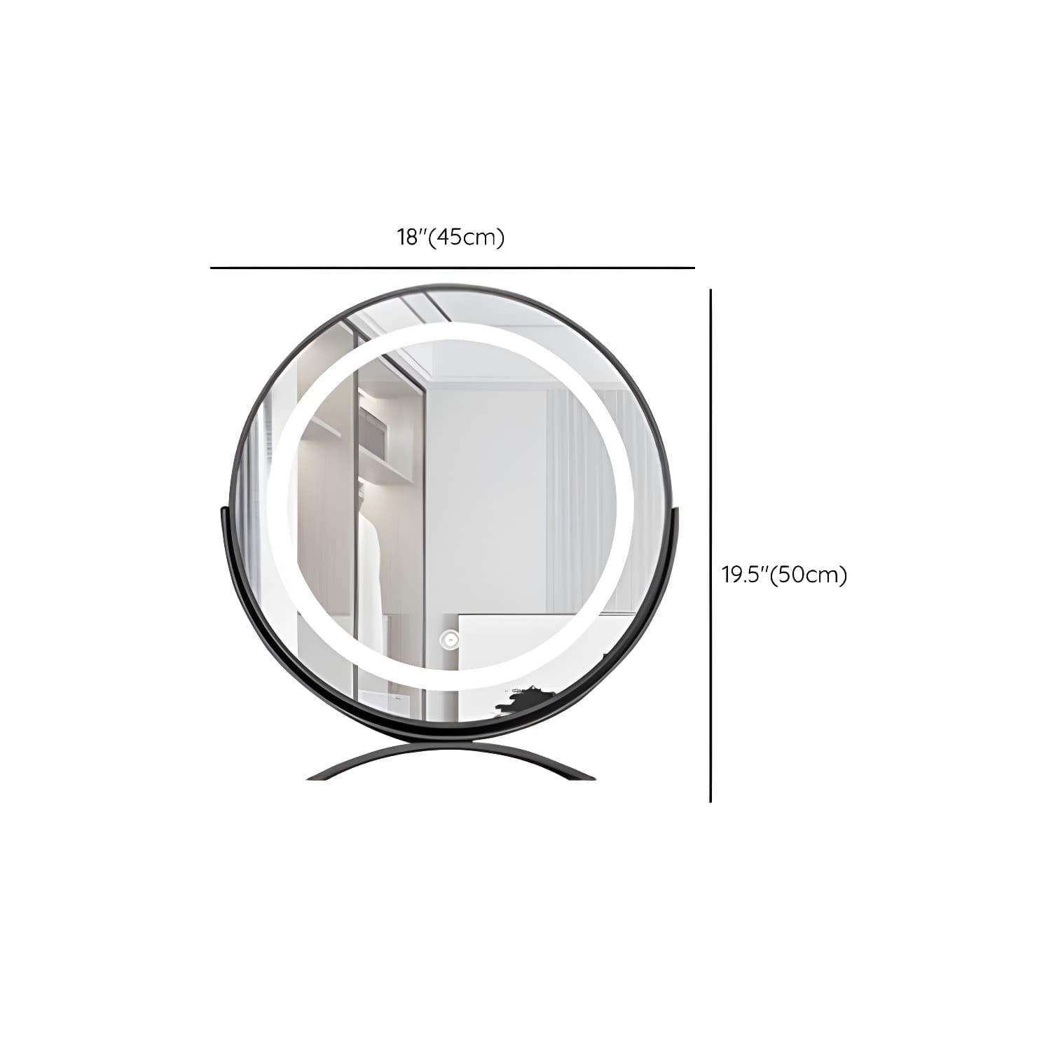 Contemporary Make-up Vanity with Stone Top and Metal Legs for Bedroom - image 15