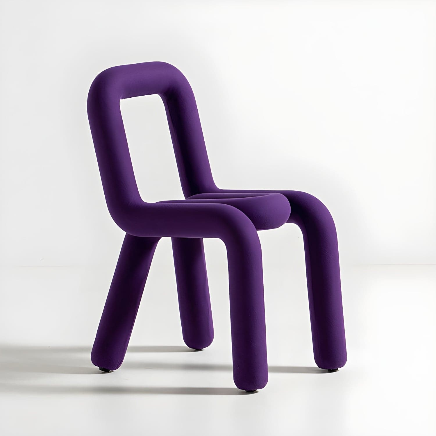 Modern Style Upholstered Side Chair Open Back Dining Side Chair - image 10