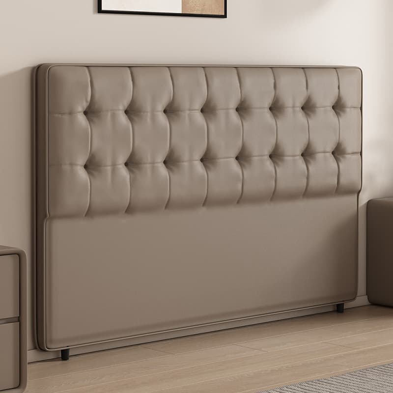 Minimalist Free-standing Standard Full(54"W x 75"L) Wood/ Upholstery Panel No Distressing With Legs and Stitch-tufted - image 4