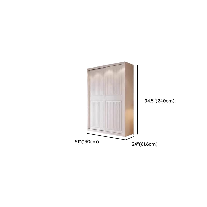 White Modish Manufactured Wood Independent Armoire Cabinet with Soft Close Drawer, Soft Close Door, and Interior Shelves - image 34