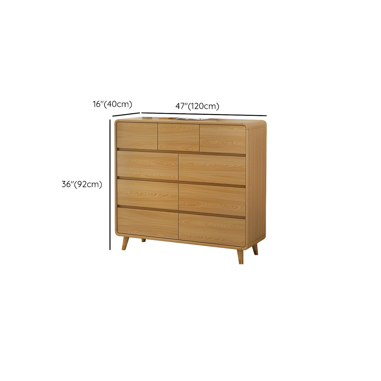 Traditional Wood Dressers with Drawers and Soft Close Glides - image 24