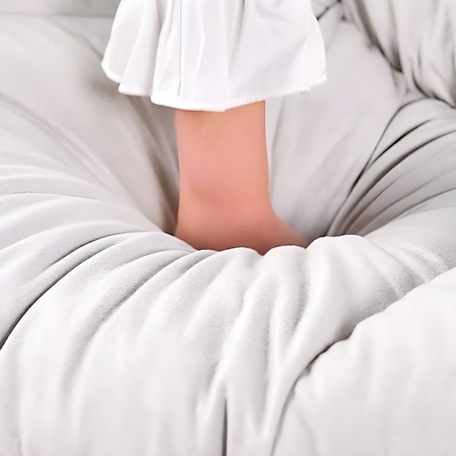 Modern Tufted Cushions Glider Spindle Children Glider with Ottoman - image 18