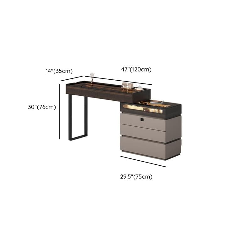 Multi-Purpose Vanity Set with Lighting, Scalable Telescopic Feature, Push-Pull, 2-in-1 Functionality, Adjustable Touch and Brightness - image 16