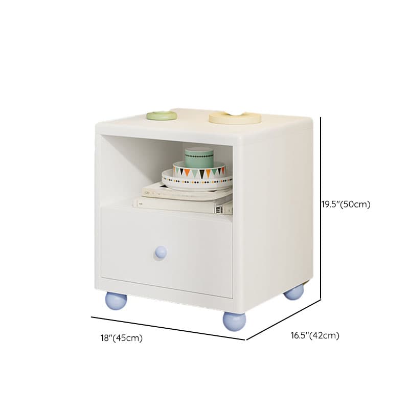Organic Modern 2 Tiers Nightstand With Drawer Organization/Open Nightstand with Alloy Countertop - image 17