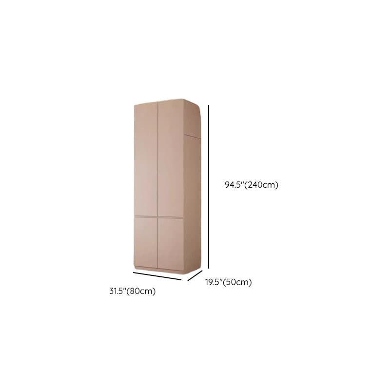 Modish Manufactured Wood Independent Armoire Cabinet with Soft Close Drawer, Soft Close Door, Interior Shelves, and Clothing Rod - image 20