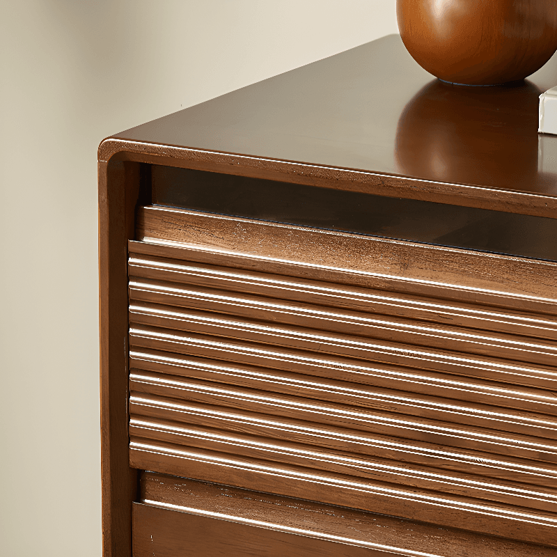 Minimalist Cube Double Dresser in Natural Wood - image 8