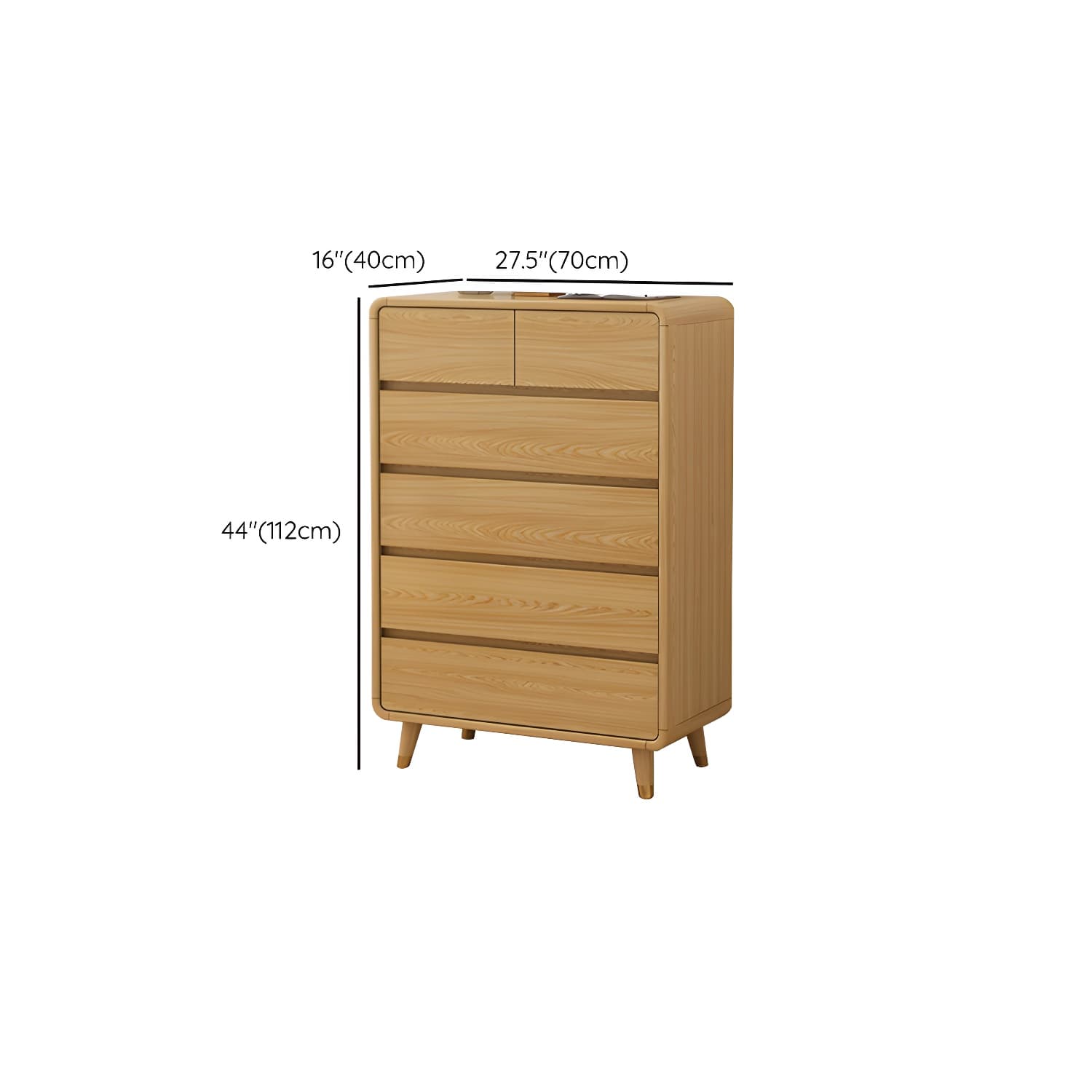 Traditional Wood Dressers with Drawers and Soft Close Glides - image 22