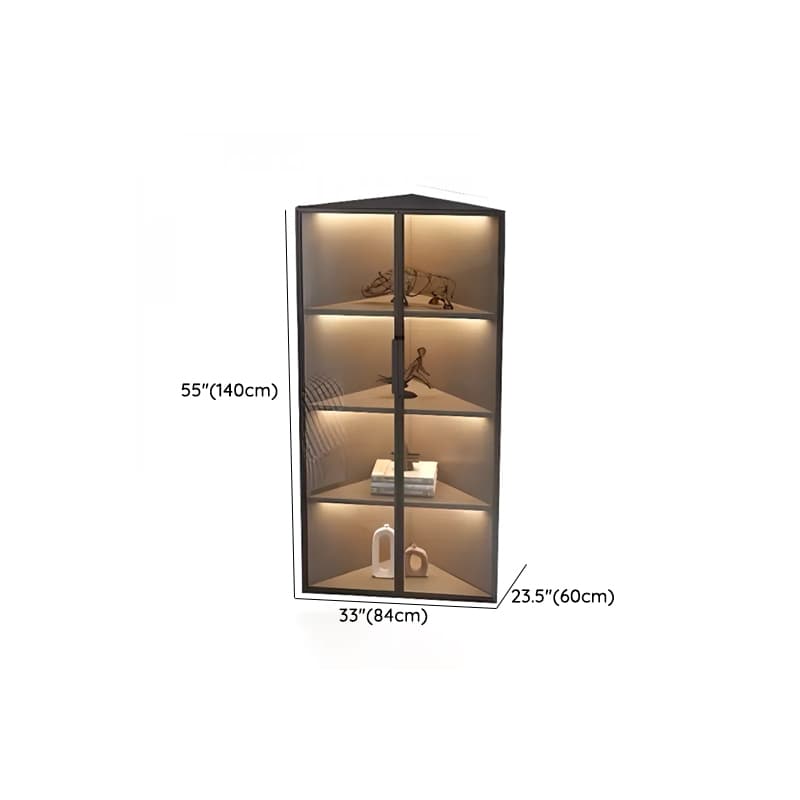 Nook Independent Utility Cabinet with Cabinet, Glass-panel Door, Bar Pull, Ink Top, and Light - image 8