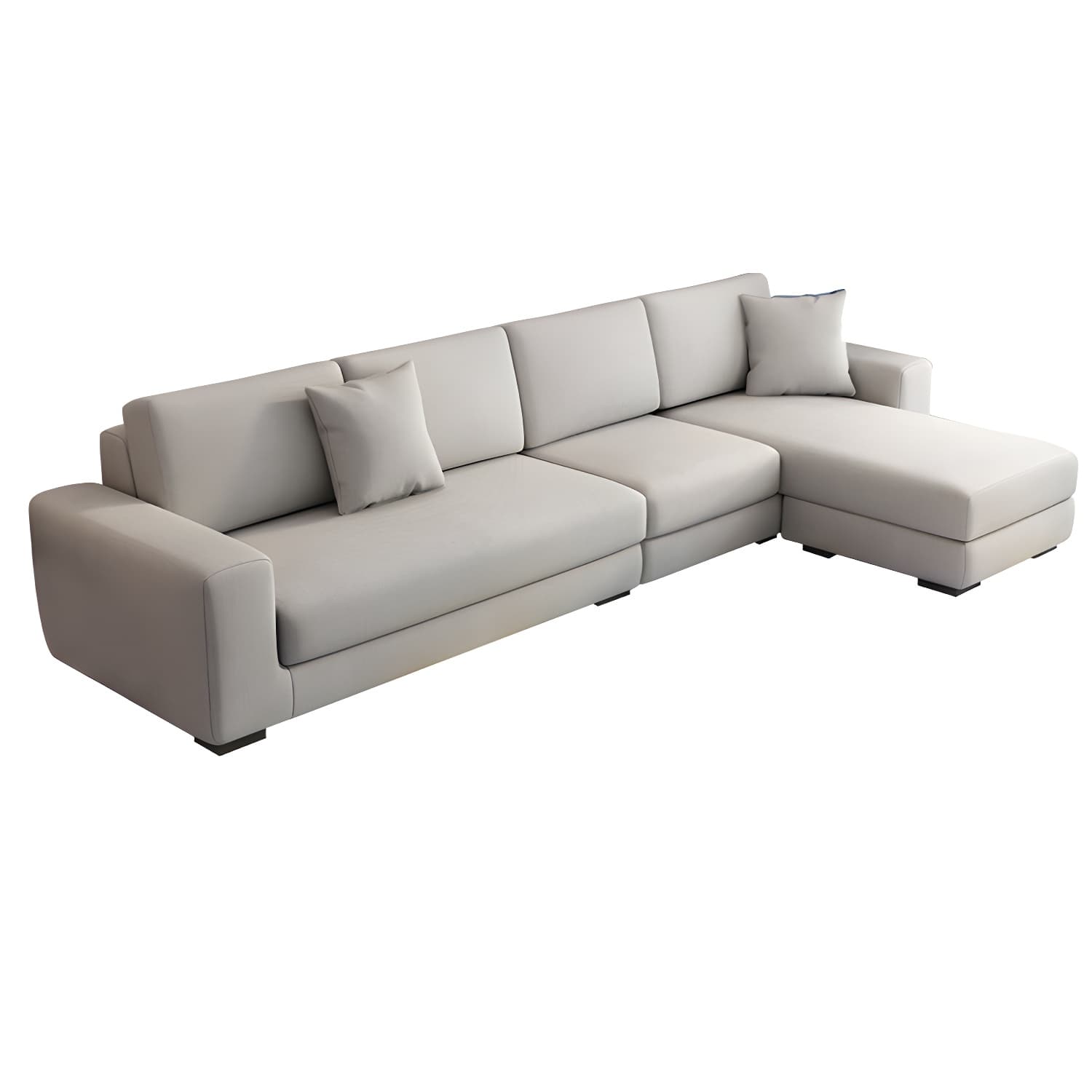 Modern Reversible L-Shape Sectional Sofa Chaise with Sponge Seat Cushions - image 9