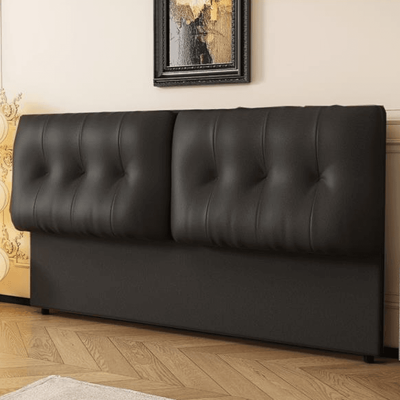 Simple No Distressing Queen(60"W x 80"L)/Full(54"W x 75"L)/Twin XL(38"W x 80"L) Standard（36-55“） Rectangular Decorative-stitched Panel Headboard with Cotton Filling