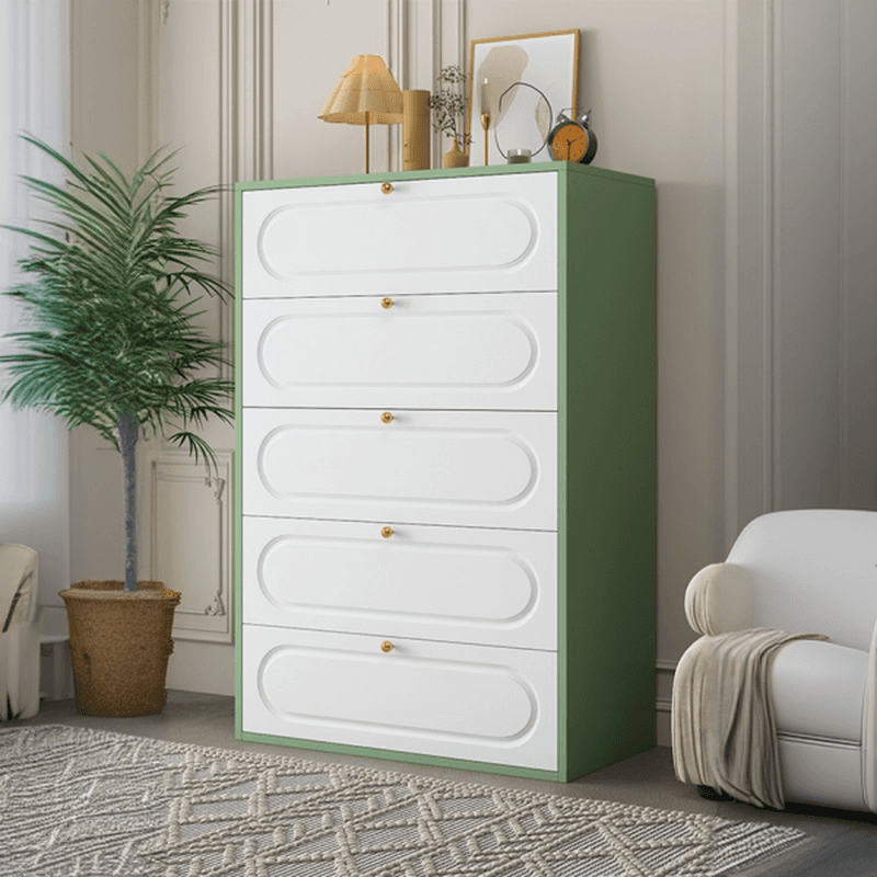 Light Green Casual Steel Bachelor Chest/Semainier - image 5