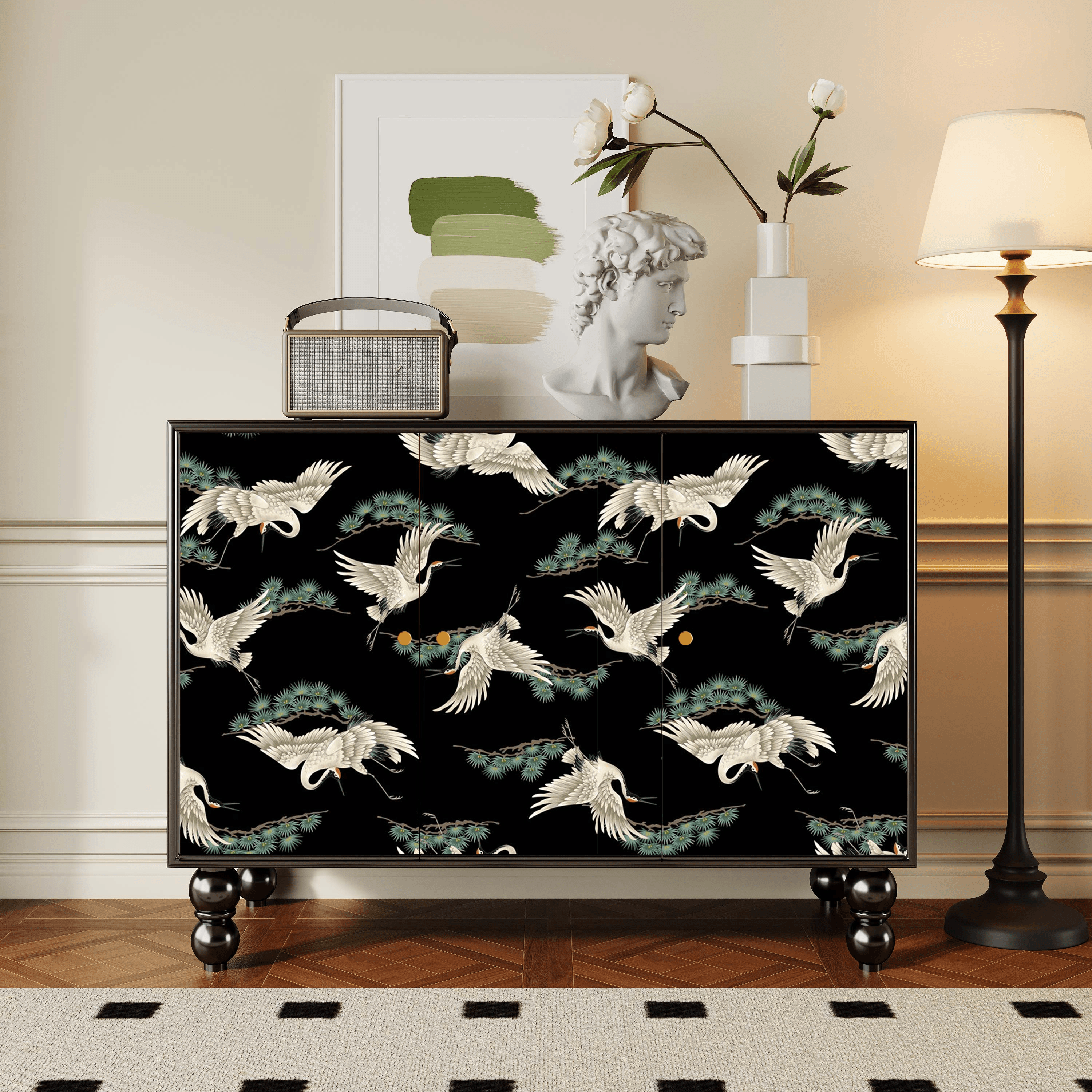 Parlor Detached Sideboard with Six Internal Shelves and Benchtop - image 7