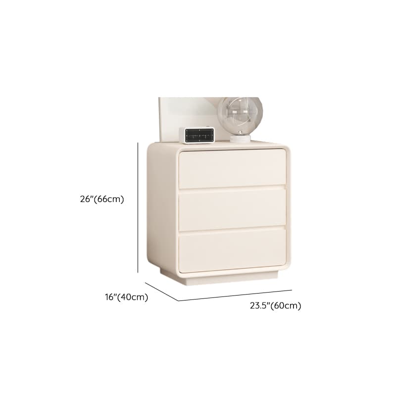 Chalk Minimalist Hardwood Console Dresser with 6 Drawers, Horizontal Orientation - image 11
