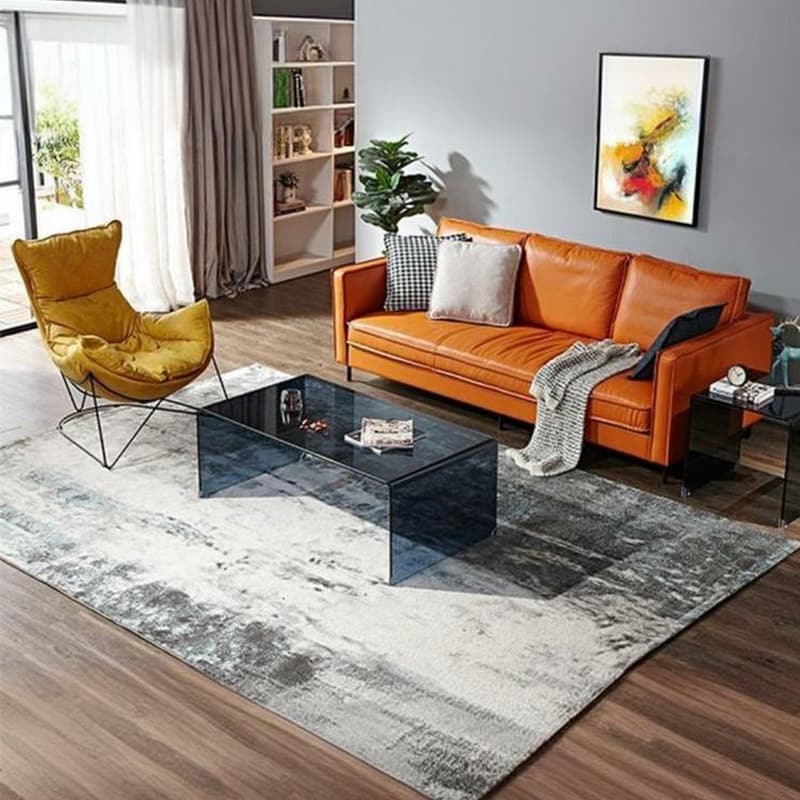 Modernism Oblong Cocktail Table in Glass with Sled Base for Living Room - image 16