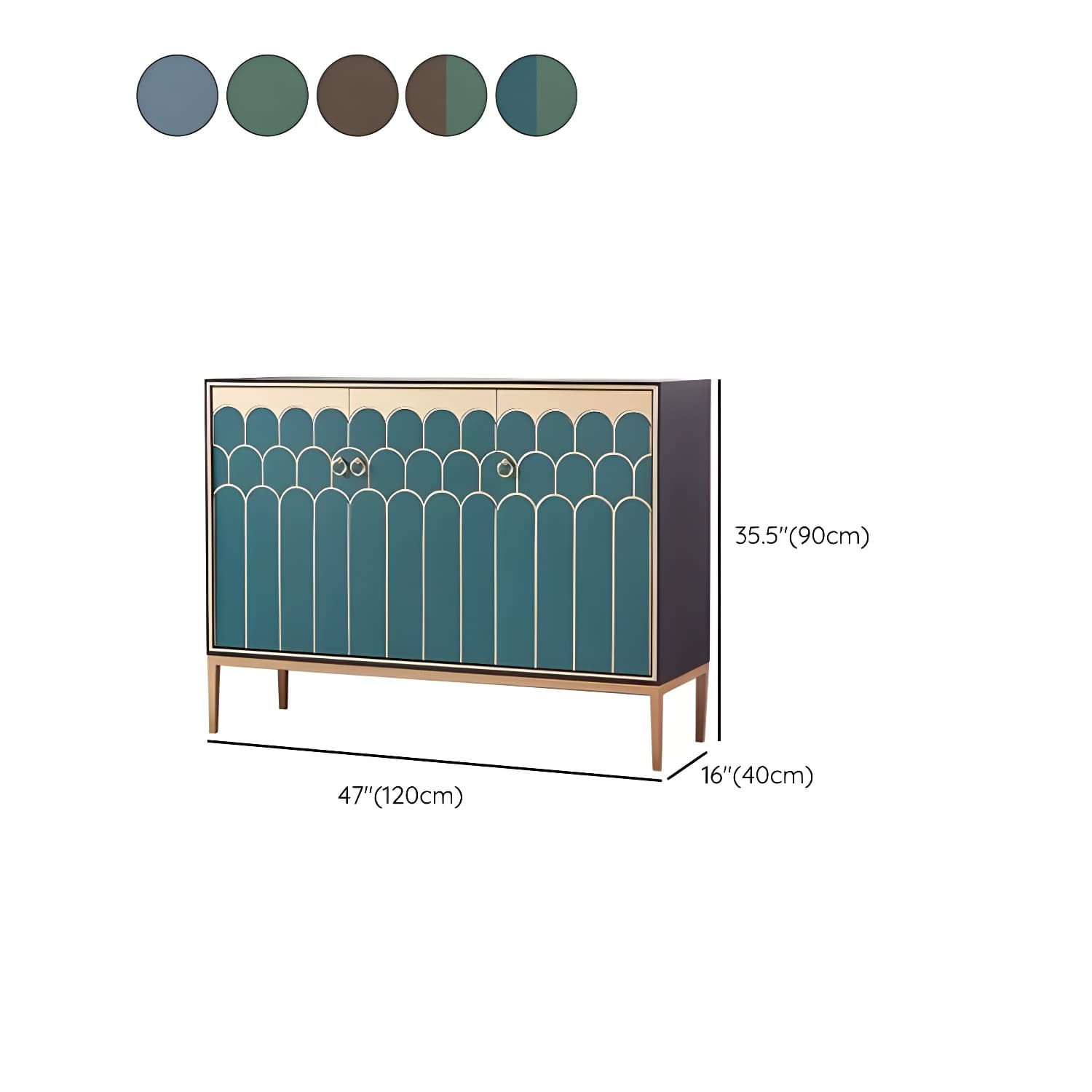 Modern Storage Chest Manufactured Wood Dresser , 12.48/15.6 Inch Width - image 23
