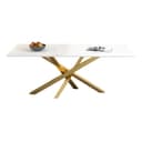 Table Top Color White/Gold