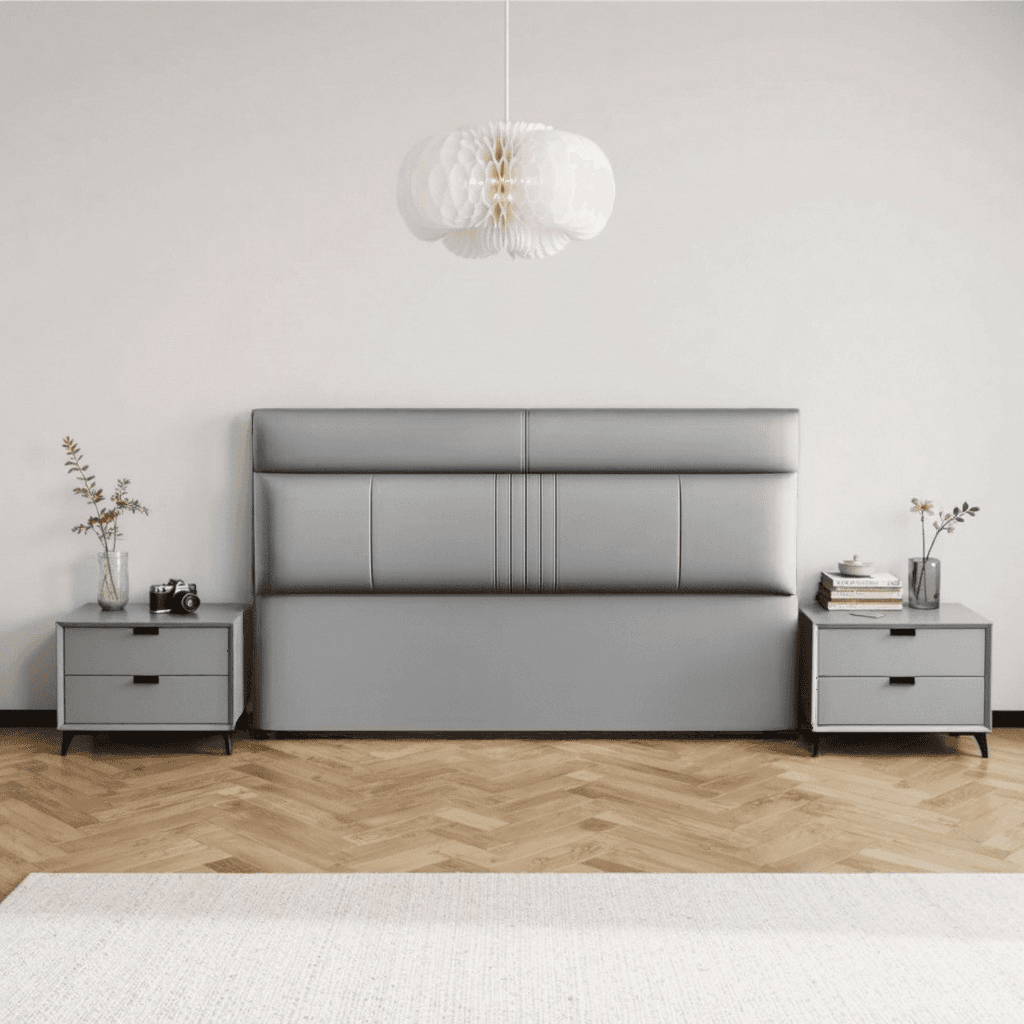 Simplistic Style Panel Headboard in Pine Wood with No Distressing, Rectangular Shape for Twin XL/Queen/Full Bed, Featuring Sponge Upholstery and Standard Height - image 7