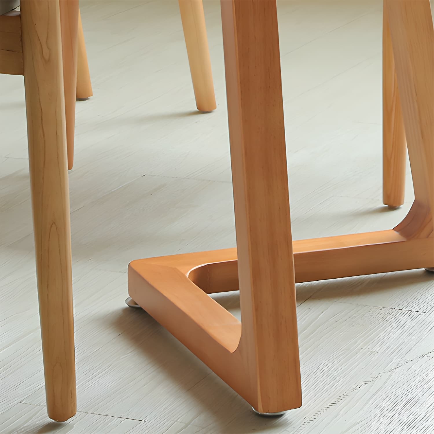 Modern Rectangle 1/2/5/7 Pieces Dining Set Solid Wood Dining Table with Chairs - image 8