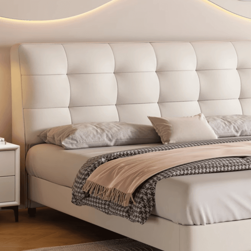 Solid Color Pine Wood Stitch-tufted Storage Included/Pallet Bed Frame for Living Room - image 3