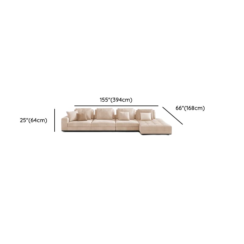 L-Shape Corner Sectional for 5 Person with Button-tufted Detail - image 10