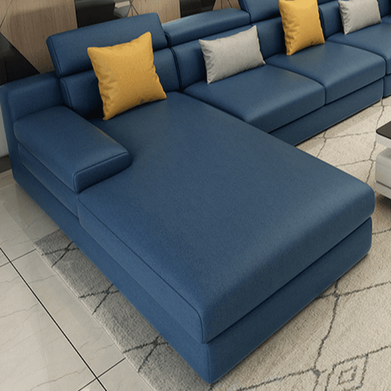 L-Shape Sofa Chaise with Left Hand Facing Orientation, Standard Foam Seat, Adjustable Headrest, and Concealed Support - image 13